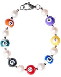 WHYAT - Hand-Painted Billiard Freshwater Pearl Bracelet - Lyst