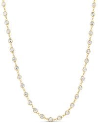 SHYMI - Diamond Station Necklace - Lyst