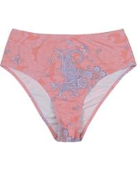 lords of harlech - Henrietta Paisley Explosion Coral Swimsuit Bottom - Lyst