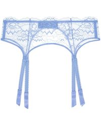 Journelle - Isabel Suspender Belt Mer - Lyst