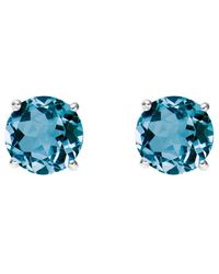 Augustine Jewels - Sterling Topaz Stud Earrings - Lyst