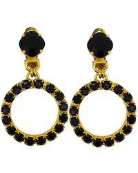 Vickisarge - The Small Hoop Earrings - Lyst