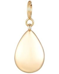 Larisa Beaumont - Honesty Charm – 14K Solid Teardrop Pendant - Lyst