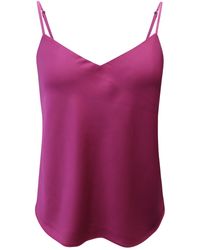 Riviera Soirée - Bardot Satin Camisole - Lyst