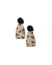 Babaloo - Leopard Statement Dangle - Lyst