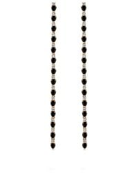 SALLY SKOUFIS - Pure Earrings With Made Cz Diamond Stimulant - Lyst