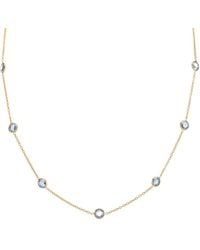 Auree - Antibes Blue Topaz & Gold Vermeil Necklace - Lyst
