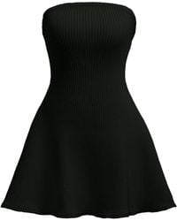 Kargede - Knit Mini Dress – Sleeveless, Flared Hem - Lyst