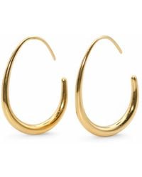 Miss Cecilia - Slim Hoops Earrings - Lyst