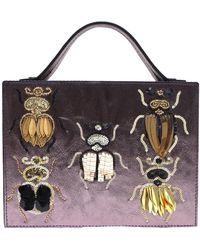 Simitri - Bejeweled Beetle Briefcase Bag - Lyst