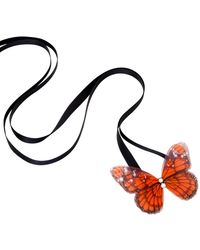 Oana Savu - Monarch Butterfly Ribbon Tie Choker Necklace Ribbon - Lyst