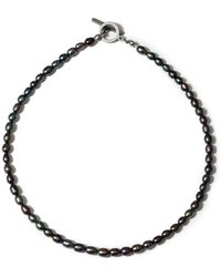Kybele Studio - Portofino Necklace With Dark Freshwater Pearls - Lyst