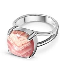 FV Jewellery - La Stèle Rhodochrosite & Square Ring - Lyst