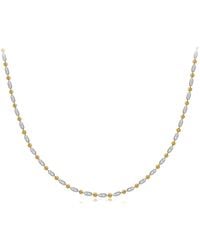 Janus Edinburgh - Sha Sha Dual Tone Vermeil And Sterling Necklace 45Cm - Lyst