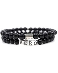 Shar Oke - Tourmaline & Hero Word Beaded Bracelet Set - Lyst