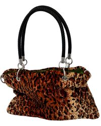 Romer Millinery - Morphy Moldable Leopard Faux Fur Multi Handle Bag - Lyst