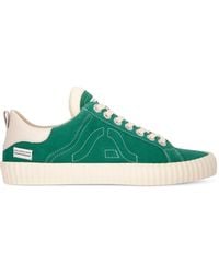 Springa | Unique Vulcanized Sneakers Italian Handmade - Wavy Suede Dark Sneakers - Lyst