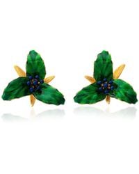 Milou Jewelry - Lily Flower Earrings - Lyst