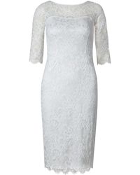 Alie Street London - Lila Lace Wedding Dress In Ivory - Lyst
