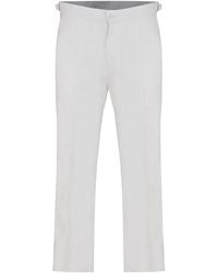 DAVID WEJ - Hugo Linen Trouser With Side Adjuster - Lyst