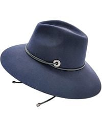 DORIA 1905 - Night Smooth Lapin Felt Western Drop Hat - Lyst