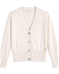 Bel Cashmere - Capri Silk And Cashmere Cardigan - Lyst