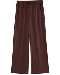 Supesu - Rosa Satin Pants, Wide Leg - Lyst