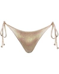 Enez Swim - Neutrals Nova Scrunch Bikini Bottoms - Lyst