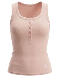 Be Athletica - Essential Everyday Henley Tank Top - Lyst
