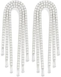 Maison De Gala - Arch Fringe Statement Earrings - Lyst