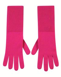 Loop Cashmere - Cashmere Glove In Cherry Pink - Lyst