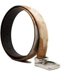 godi. - Full-Grain Cowhide Hair-On Belt – Calfskin Lined, Handmade - Lyst