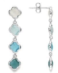 Kylie Harper - Ombre Clover Drop Earrings - Lyst
