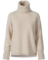 tirillm - Neutrals Cosy Chunky Turtle Neck Pullover- Melange - Lyst