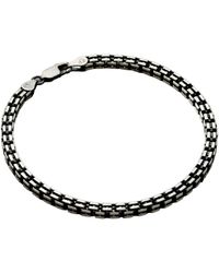 Posh Totty Designs - Sterling Box Chain Bracelet - Lyst