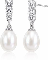 Ninemoo - Givre Drop Pearl Earrings - Lyst