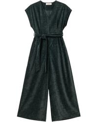 Louche - Phoenix Matte Velvet Jumpsuit - Lyst