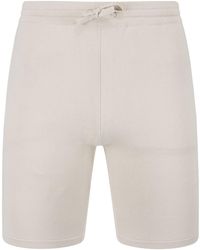 Paul James Knitwear - Neutrals Midweight Allessio Cotton Knitted Shorts - Lyst