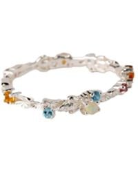 NASI SILVER - Eternity Lilypad & Frog Ring- Sunrise Edition - Lyst