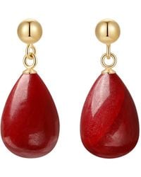 Katy Faye - July Ruby Earrings - Lyst