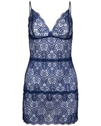 Oh!Zuza - Midnight Temptation – Lace Mini Slip - Lyst