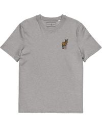 Anchor and Crew - Heather Smart Ass Actual Life Organic Cotton Embroidered T-Shirt - Lyst