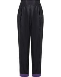 Nocturne - Slouchy Cuffed Pants - Lyst