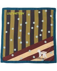 Lost Pattern - Pandita The Dog Silk Bandana - Lyst