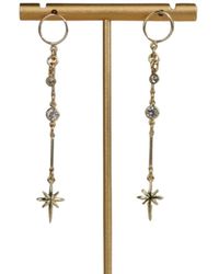 Rachel Nathan - Circle Post & North Star Earrings - Lyst