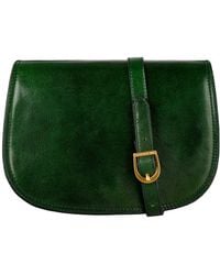 Time Resistance - Leather Saddle Bag For - Lyst