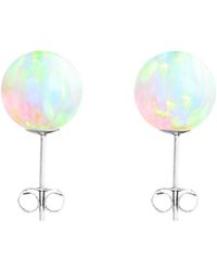 Ora Pearls - Sea Opal Stud Earrings - Lyst