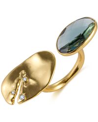 Rare Matters Jewelry - Glass Statement Ring - Lyst