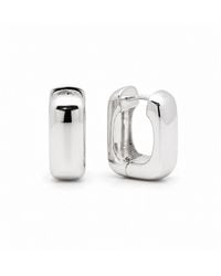 Belinda Jewelz - Chunky Block Hoops - Lyst