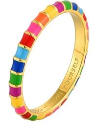 Pinnole - Multicolour Thin Ring - Lyst
